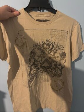 Men's Beige Graphic Short-Sleeve T-Shirt from Marc Anthony size medium